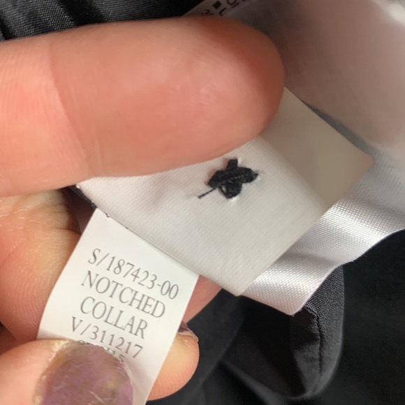 Banana Republic Women’s Black One-Button Notched Collar Blazer Jacket Size 6 - Picture 8 of 11